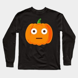 Pumpkin Scared Long Sleeve T-Shirt